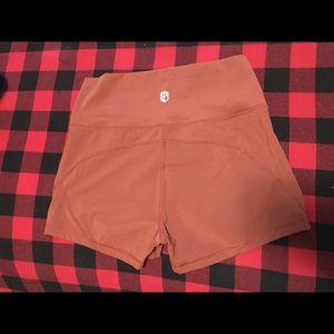 Born Primitive Go To Booty Shorts Brick Red